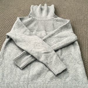 LL Bean waffle turtleneck sweater